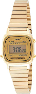 CASIO VINTAGE LA670WGA-9 Ladies Gold Digital Watch - Casio Classics