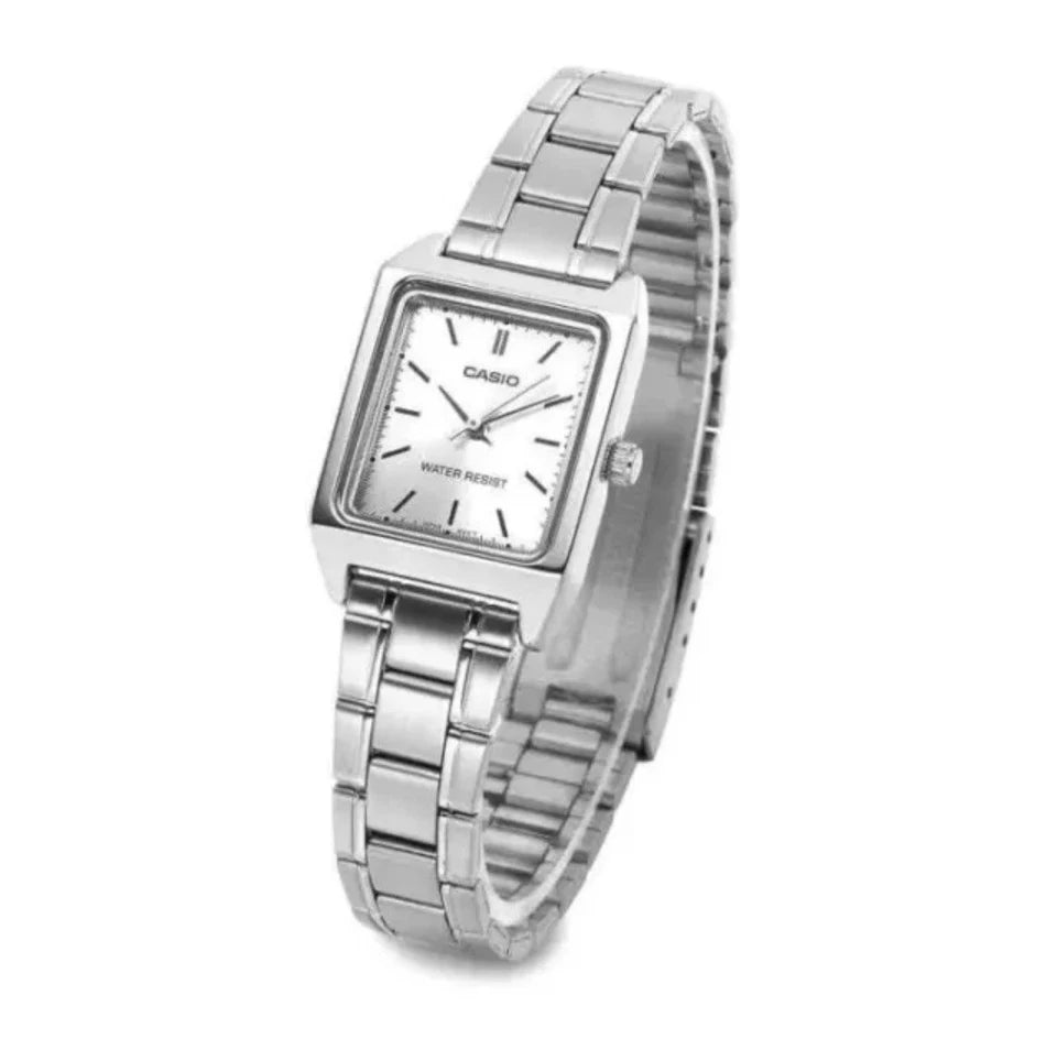 Casio Ladies LTP-V007D-7E Women Vintage Watch Analogue Silver Watch - Casio Classics